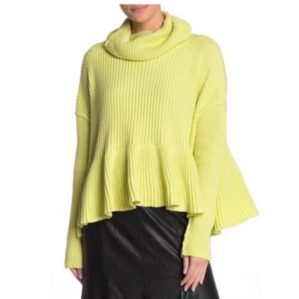 Free People Layer Cake Sweater Turtleneck Oversized Slouchy - Picture 6 of 6